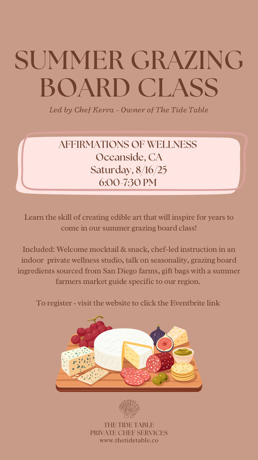 Summer Charcuterie Class - Workshop